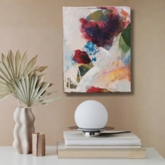 Barbara Corrie Other - OriginalWall Art modern abstract acrylic painting on canvas. Size: 8 x 10 inches